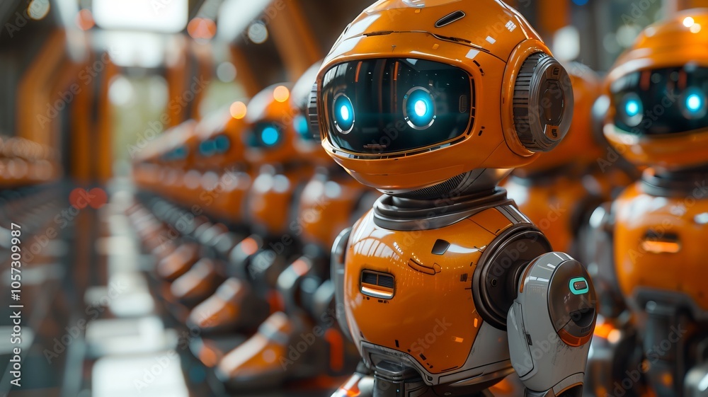 Futuristic Robot Army: A Glimpse into the Future of Robotics Futuristic Robot Army: A Glimpse into the Future of Robotics
