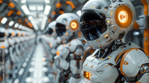 Futuristic Robot Army: A Glimpse into the Future of Technology