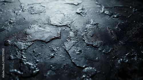 Dark Gray Cracked Abstract Background