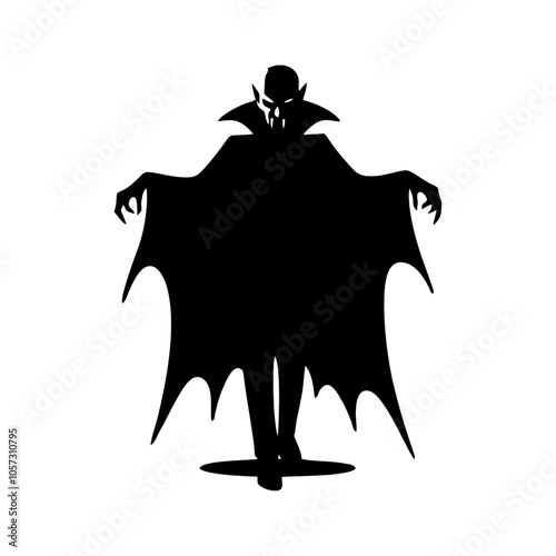 vampire dracula logo icon design illustration