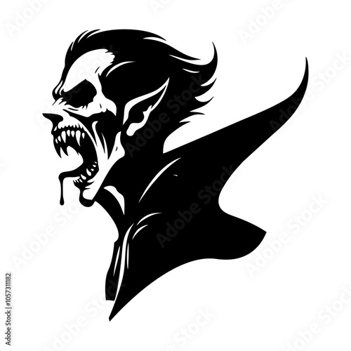 vampire dracula logo icon design illustration