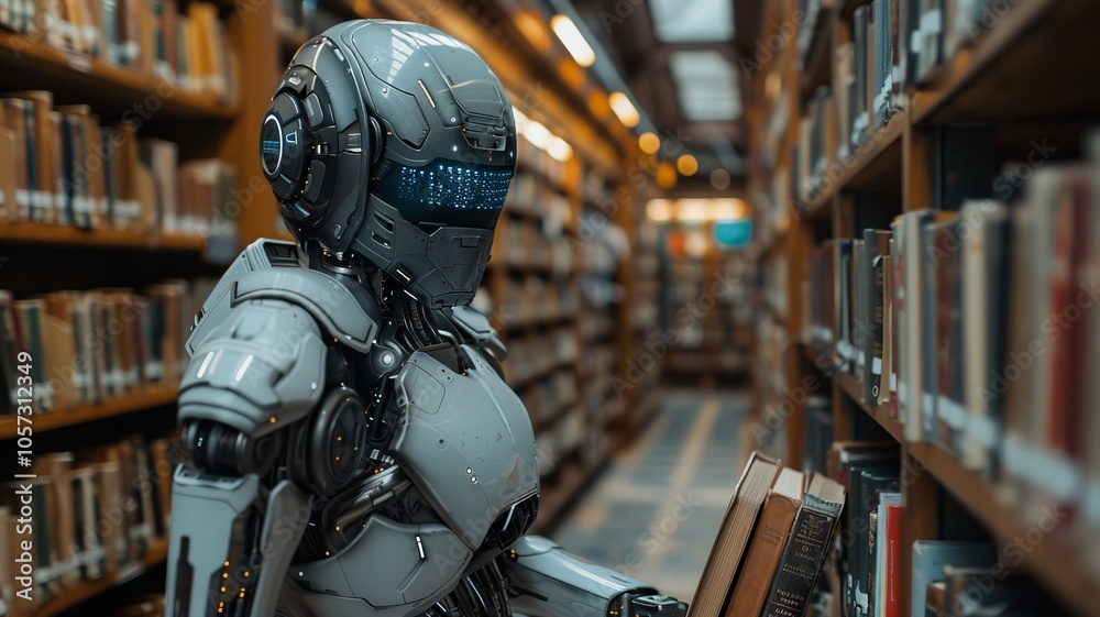 Futuristic Robot in a Library: Exploring the Future of Knowledge Futuristic Robot in a Library: Exploring the Future of Knowledge