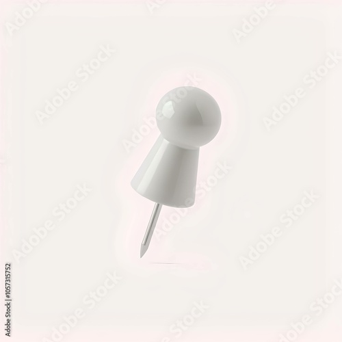 Plakat push pin isolated