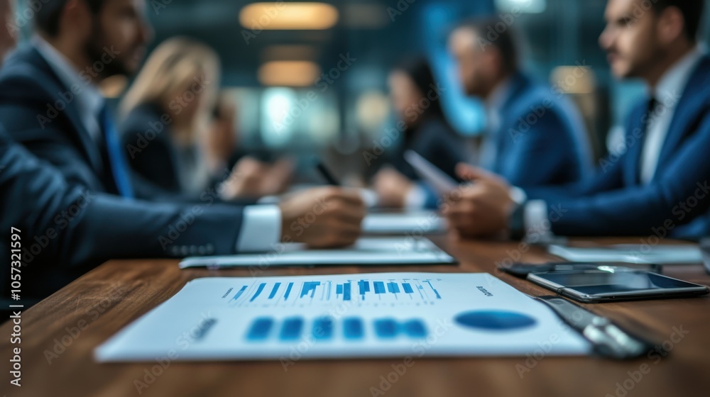 A close-up of business executives in a boardroom, A close-up of business executives in a boardroom,