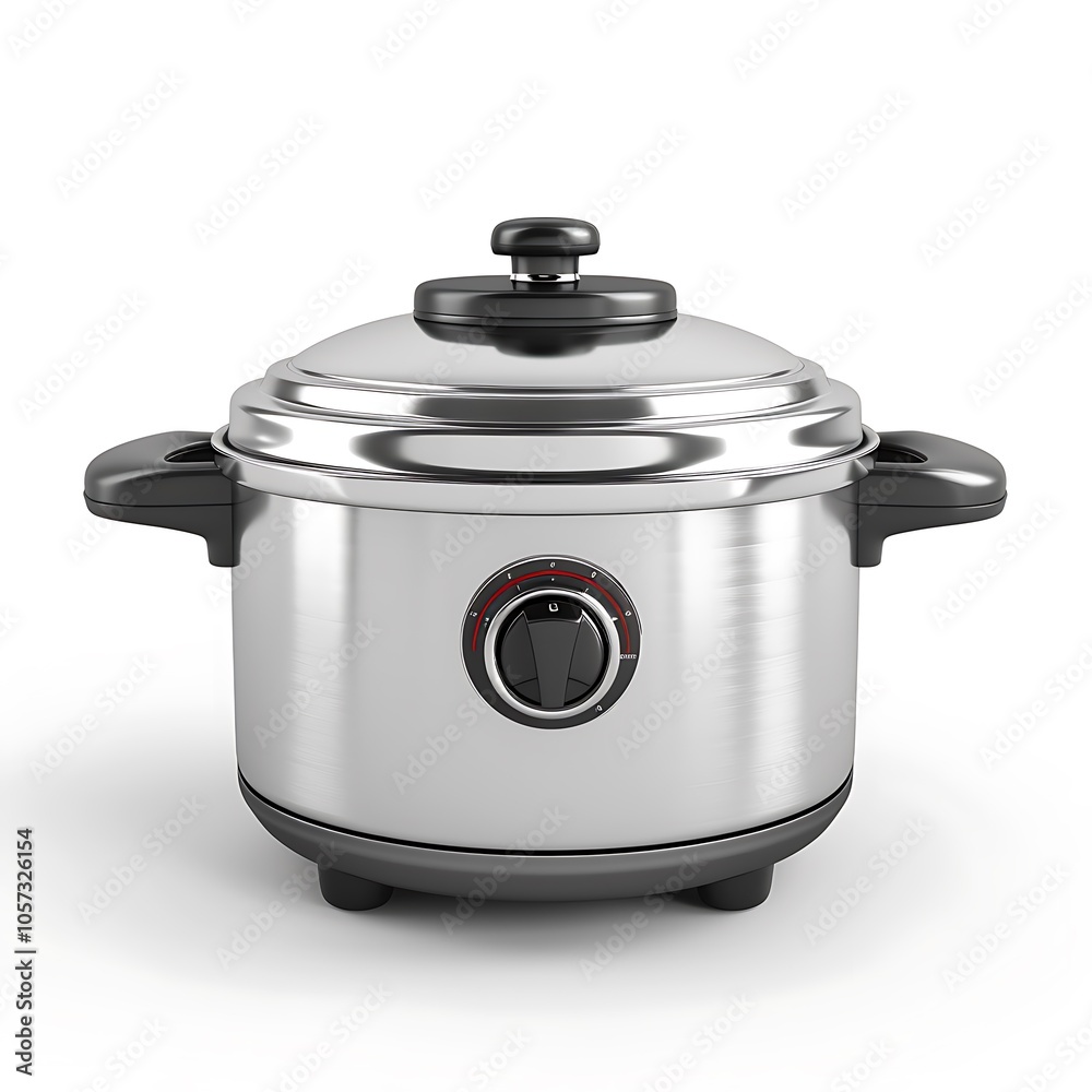 Electric cooker isolated on white background Electric cooker isolated on white background