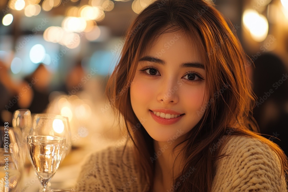 Portrait of a Smiling Young Woman