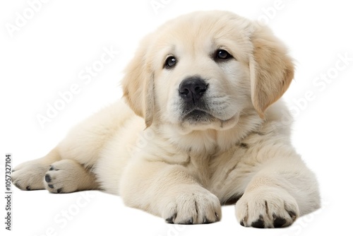 Adorable Labrador Retriever Puppy Resting