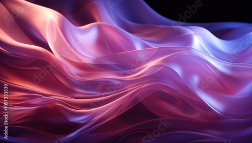 Abstract flowing waves in vibrant colors create a dynamic visual experience.