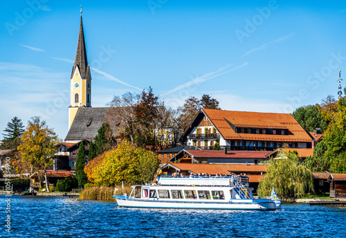 famous schliersee in bavaria - germany photo