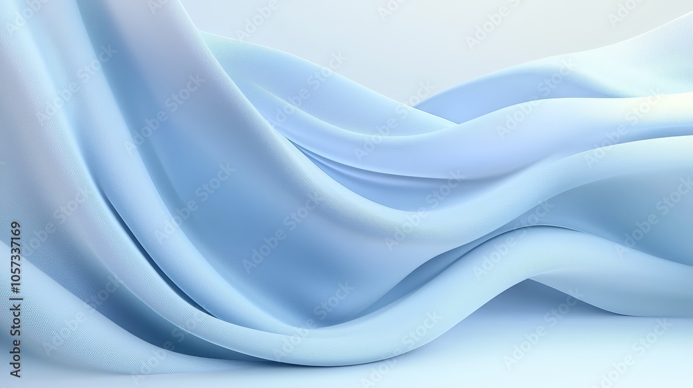 Elegant flowing light blue fabric texture perfect for backgrounds textiles and design projects emphasizing softness and serenity Elegant flowing light blue fabric texture perfect for backgrounds textiles and design projects emphasizing softness and serenity