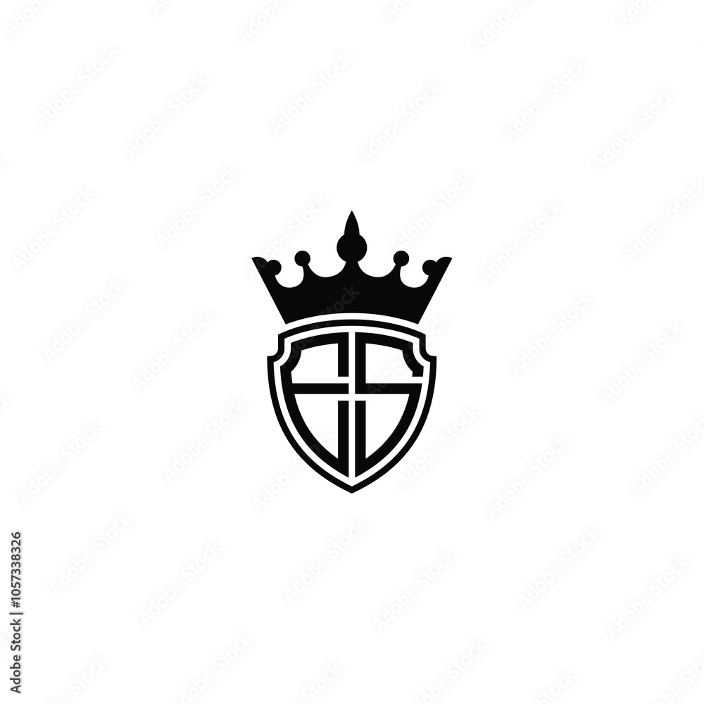 ES monogram logo design letter text name symbol monochrome logotype alphabet character simple logo ES monogram logo design letter text name symbol monochrome logotype alphabet character simple logo
