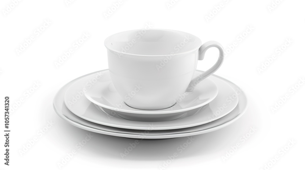 A Tableware on a White Background Image - a clean and inviting visual. The tableware on a white background image presents a neat and appealing scene, making it suitable for various dining or display s A Tableware on a White Background Image - a clean and inviting visual. The tableware on a white background image presents a neat and appealing scene, making it suitable for various dining or display s