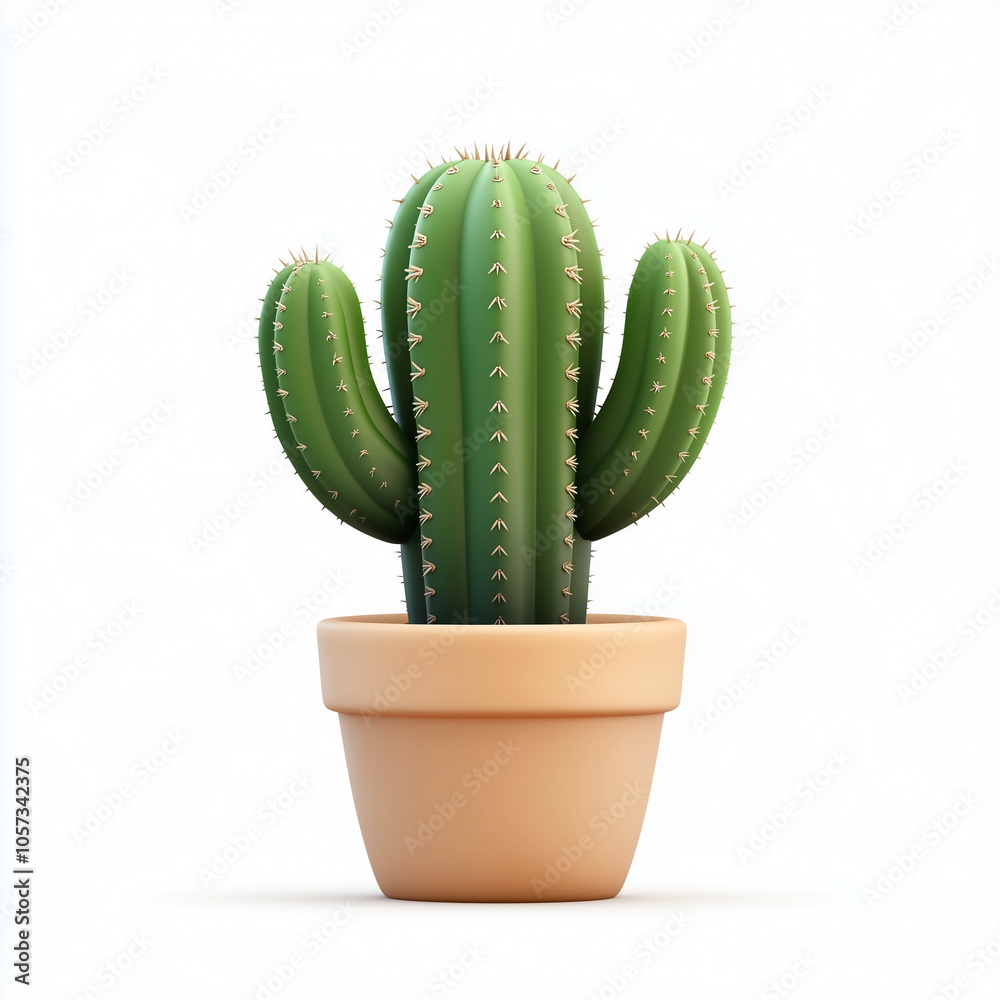 Cactus on a white background