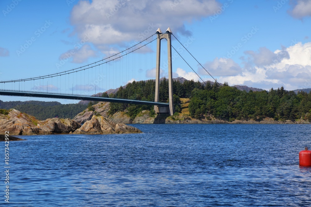 Obraz premium Stord Bridge (Stordabrua) in Norway