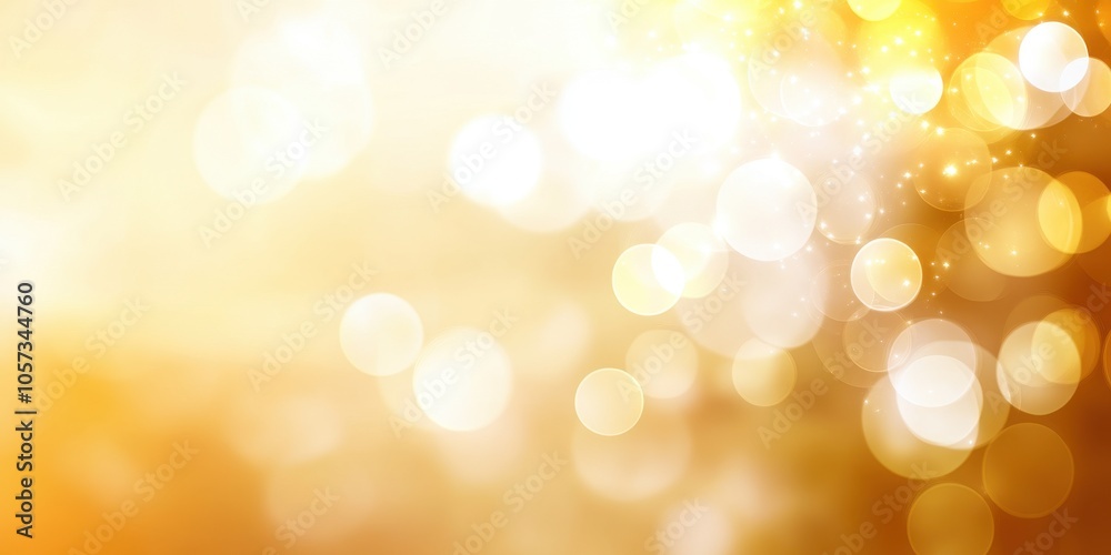 Soft Golden Bokeh Background with Sparkles Soft Golden Bokeh Background with Sparkles