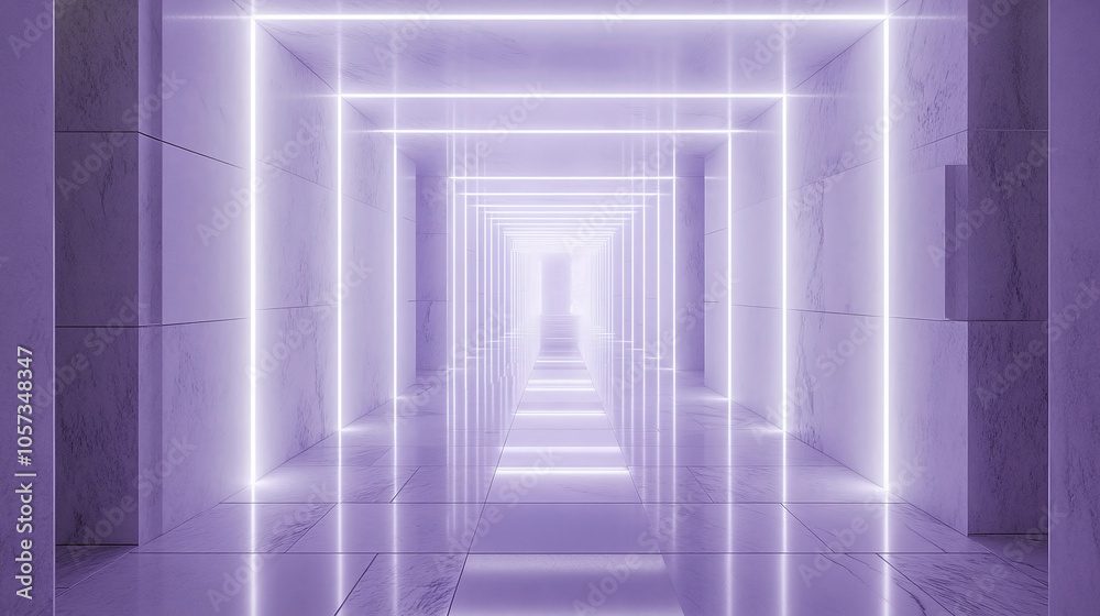A Luminous Corridor of Light Stretches Endlessly, Inviting Exploration Into the Unknown Depths A Luminous Corridor of Light Stretches Endlessly, Inviting Exploration Into the Unknown Depths