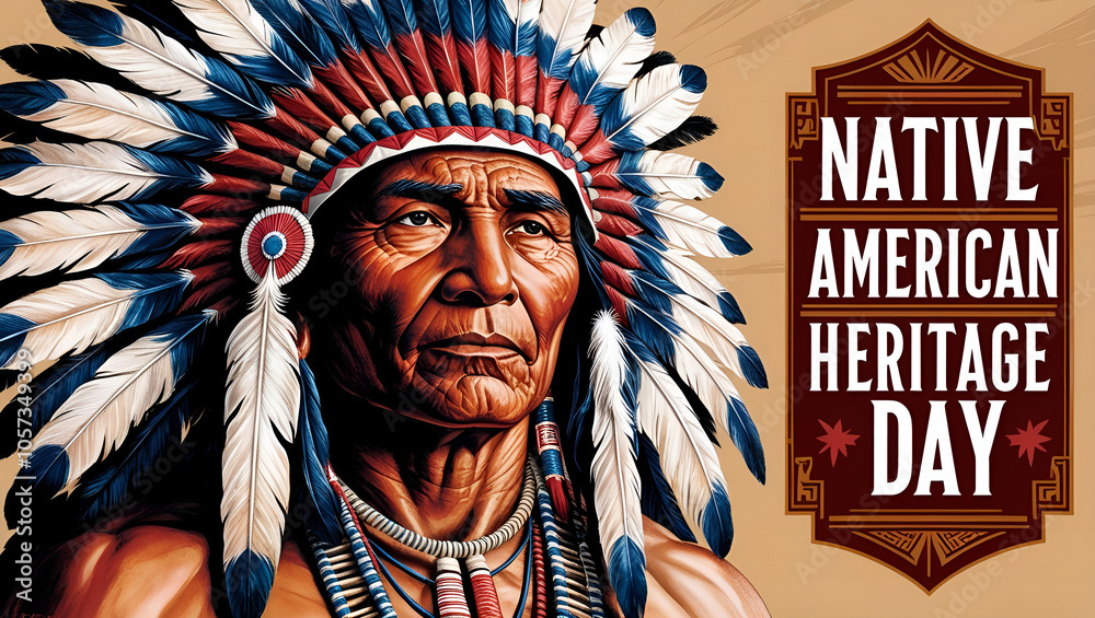 Obraz premium native american heritage day