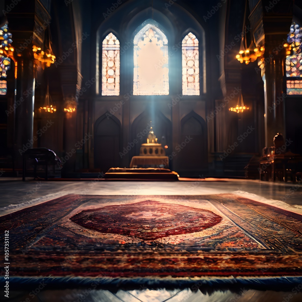 Obraz premium beautiful arabic islam concept design for Ramadam and Eid
