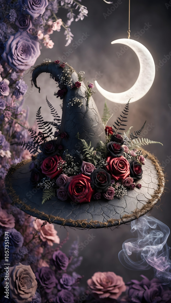 Obraz premium witch on the broom