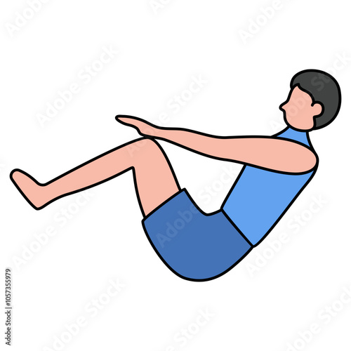 person doing yoga sport