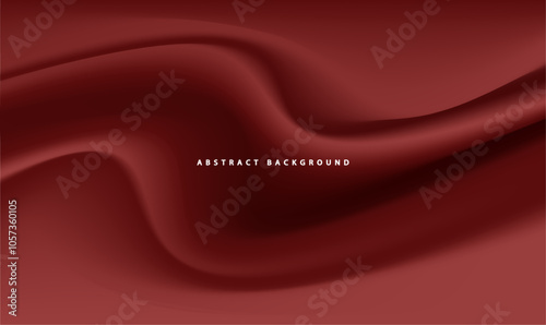 Luxurious Red Silk and Satin Texture: Elegant Wave Design for Wallpaper Backdrops