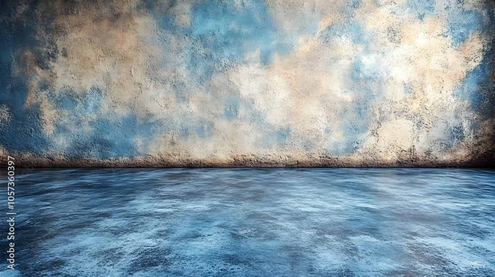 Blue and Beige Abstract Background Illustration Blue and Beige Abstract Background Illustration