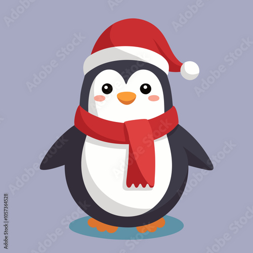 snowman with santa hat