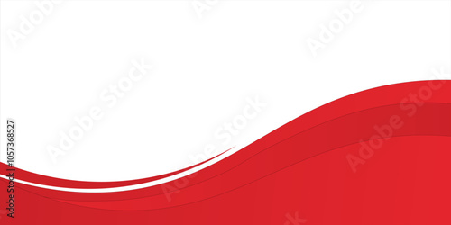 Quadro em tela Modern blue banner background