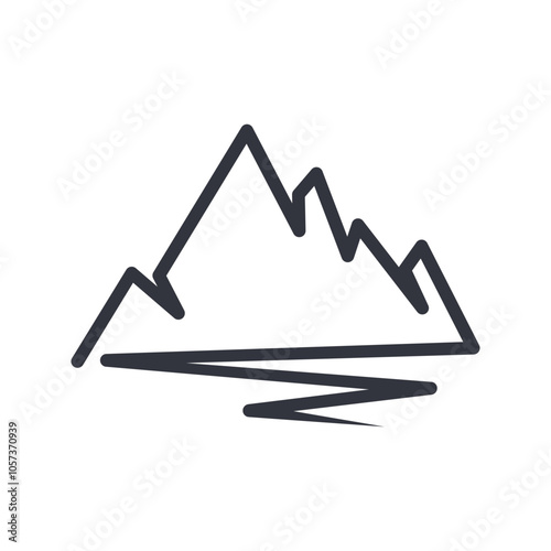 Mountain Logo Template Icon