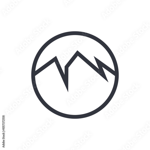 Mountain Logo Template Icon