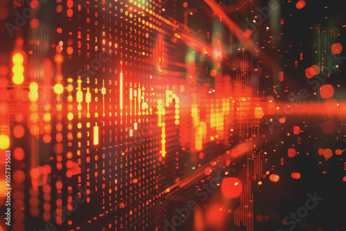 Stock market or futures trading chart suitable for financial investment.