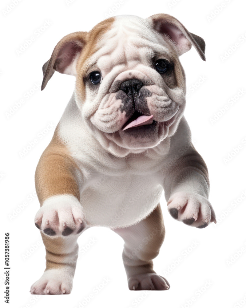 PNG Baby english bulldog playing animal mammal pet.