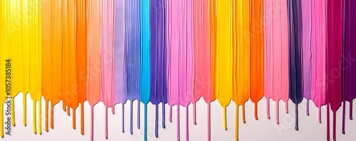 Vibrant Oil Paint Fusion - Contemporary Abstract Art with Thick Textured Drips and Creative Patterns for Modern Home Decor and Art Collections