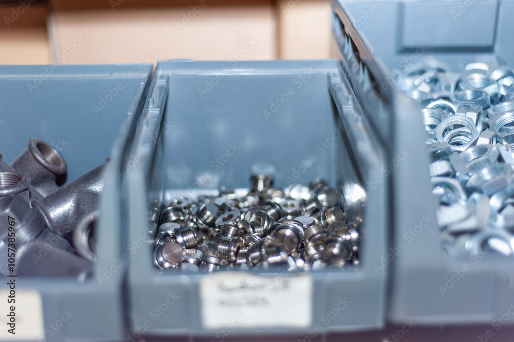 Stock de pièces dans une entreprise Stock de pièces dans une entreprise