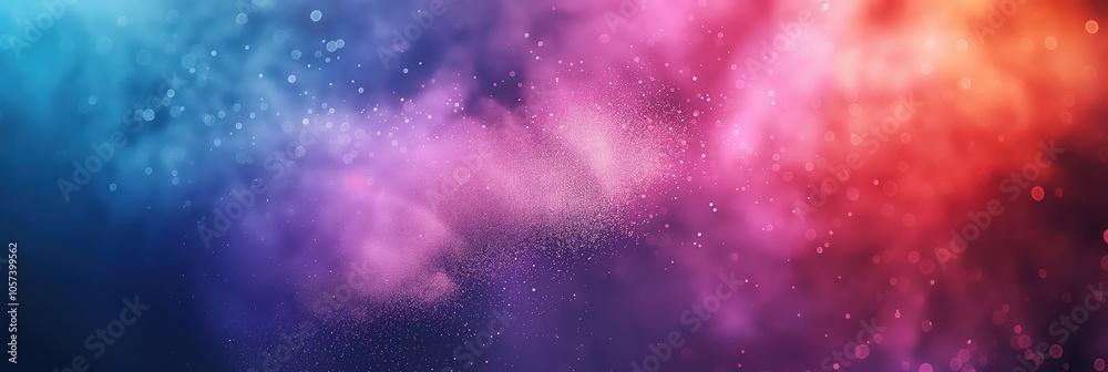 Vibrant colorful nebula with sparkling starlight in cosmic space Vibrant colorful nebula with sparkling starlight in cosmic space