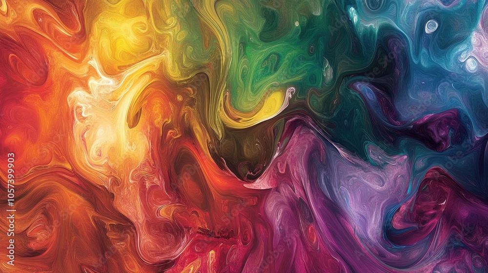 Rainbow ink explosion with dynamic swirls and vibrant colors, showcasing a lively, abstract fantasy effect with fluid motion. Rainbow ink explosion with dynamic swirls and vibrant colors, showcasing a lively, abstract fantasy effect with fluid motion.