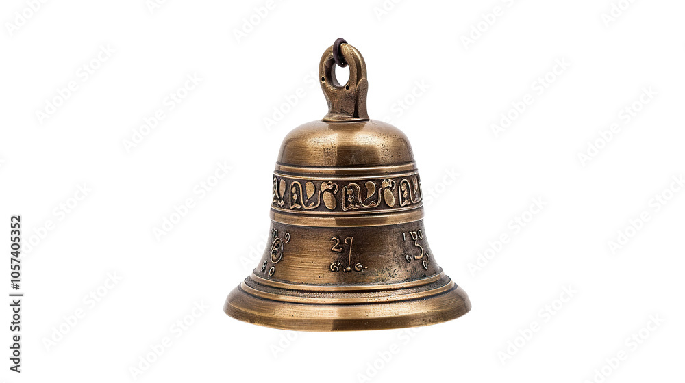 Hand Bell isolated on transparent background, PNG Hand Bell isolated on transparent background, PNG