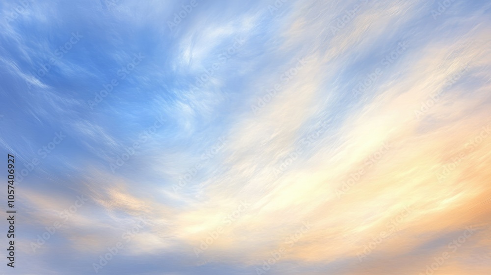 Obraz premium Ethereal clouds in abstract serenity