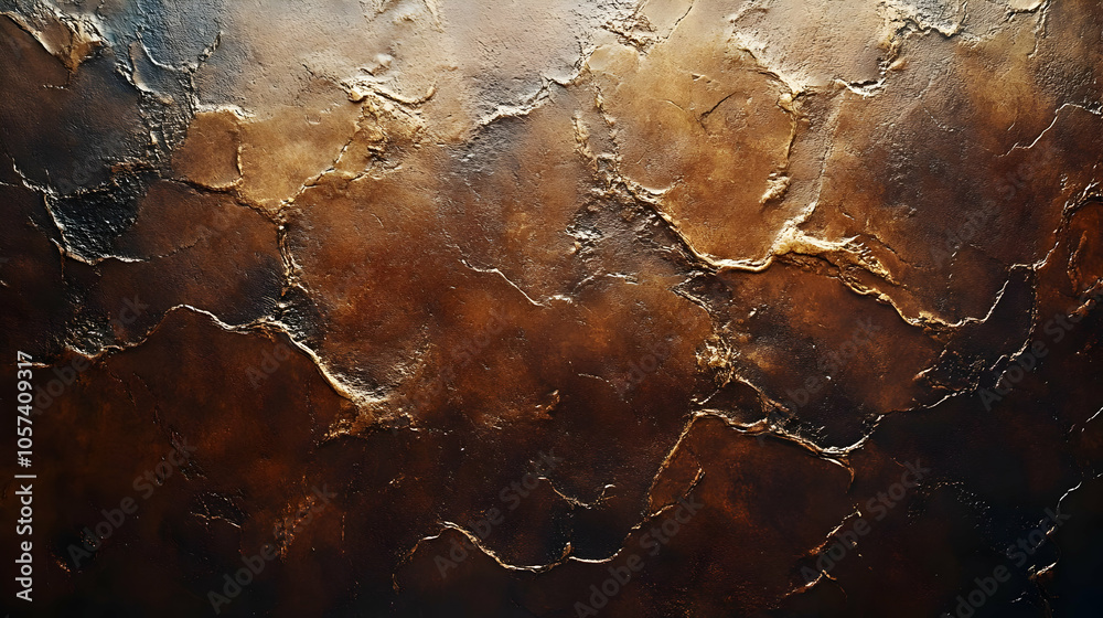 Abstract Brown and Gold Background Texture