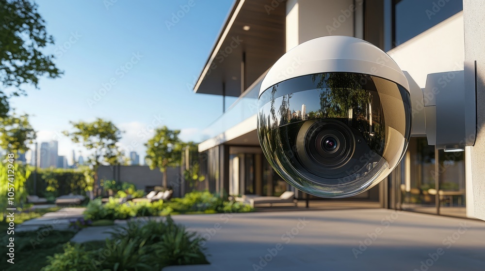 Modern Home Security Camera Dome Lens Outdoor Modern Home Security Camera Dome Lens Outdoor