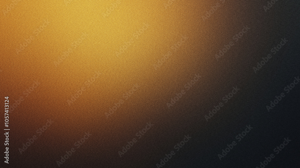 Gold to Black Gradient Grainy Texture Background Gold to Black Gradient Grainy Texture Background