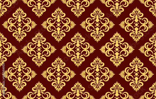 pattern, seamless, wallpaper, floral, vintage, damask, vector, texture, decoration, flower, design, ornament, antique, decor, retro, textile, illustration, paper, victorian, baroque, art, fabric, tile