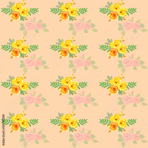 flower, pattern, seamless, floral, flowers, vector, wallpaper, design, spring, nature, illustration, decoration, summer, art, leaf, texture, pink, color, decor, fabric, ornament, vintage, colorful, te