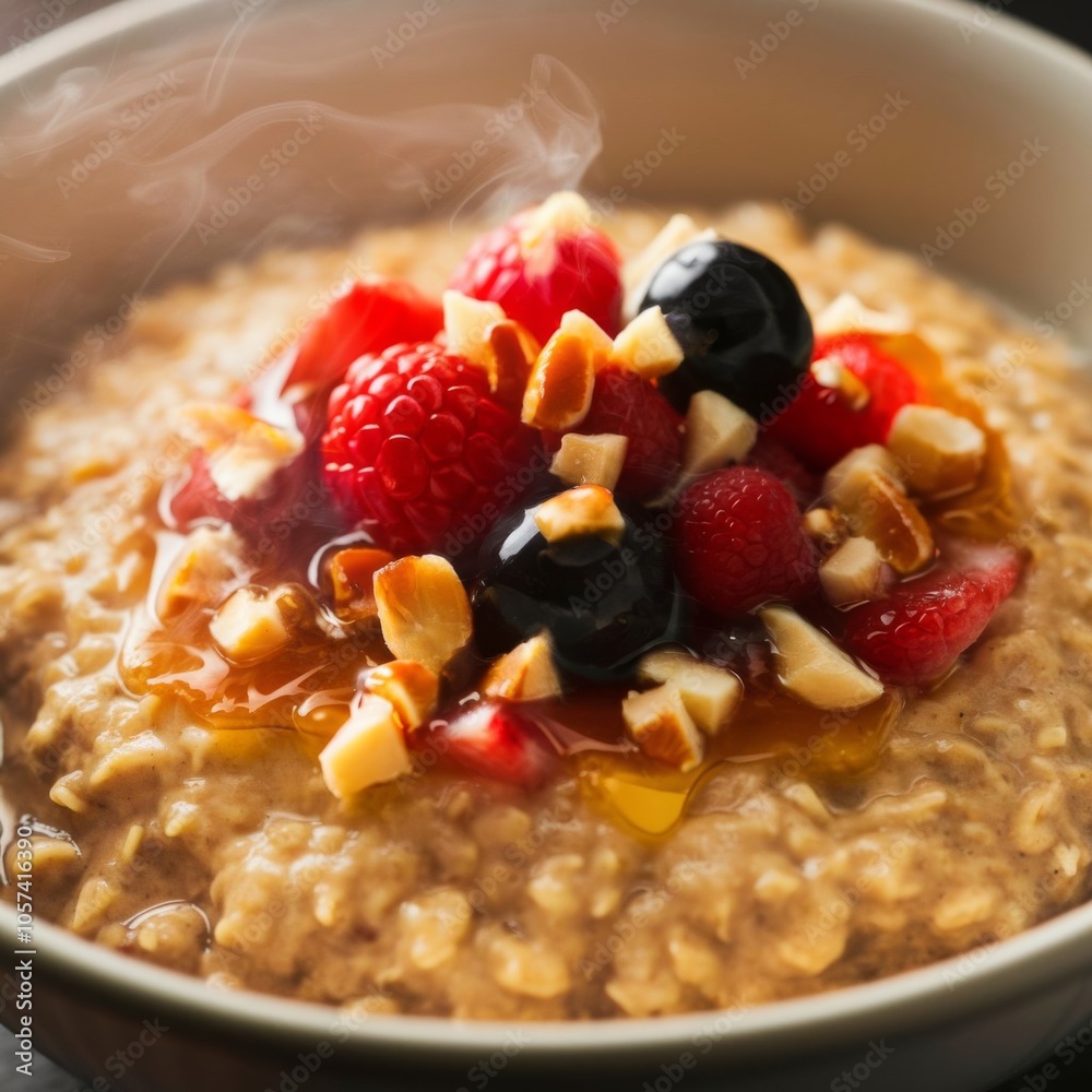 Oatmeal. Porridge for healthy breakfast or lunch. Natural ingredients. Oatmeal. Porridge for healthy breakfast or lunch. Natural ingredients.