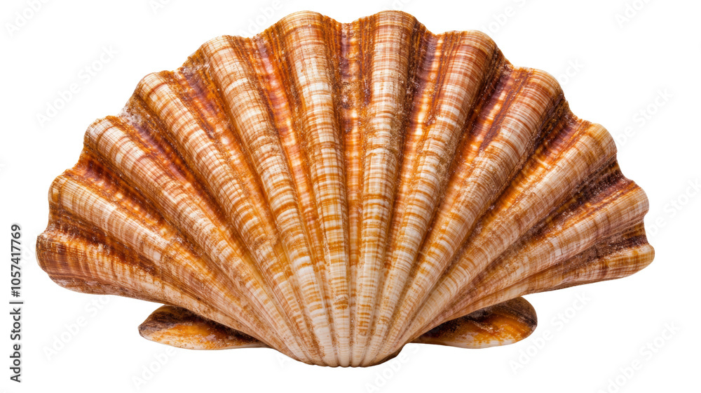 Obraz premium Sea shell isolated transparent background