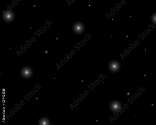 Illustration with the effect of a silvery flash of light on a black background. Flash light design elements for retrofuturistic, brutal funny posts.
