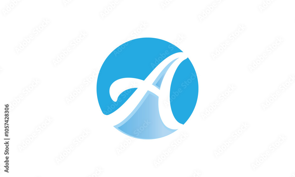 A Letter Logo design, Letter A initial logo design template vector A Letter Logo design, Letter A initial logo design template vector