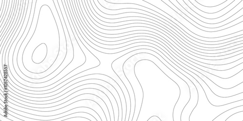 White wave paper curved reliefs abstract background. Abstract topographic contours map background. luxury topographic wavy pattern and geographic grid map design . Abstract lines background.