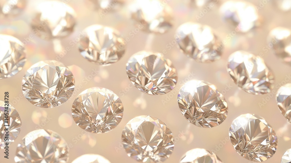 Soft-colored background with rows of small diamonds, arranged evenly to give a subtle, sparkling elegance Soft-colored background with rows of small diamonds, arranged evenly to give a subtle, sparkling elegance