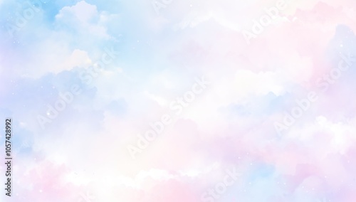 Soft Abstract Sky with Cloud Textures
